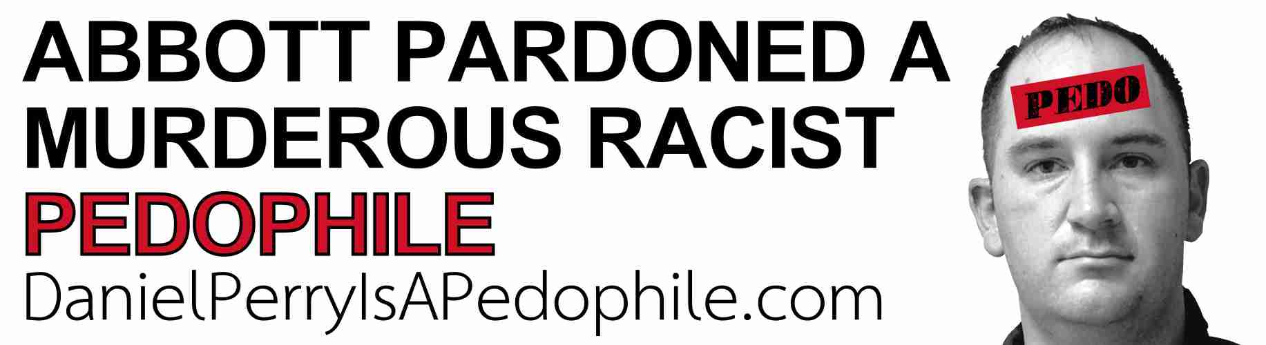 bumper sticker design that mentions Daniel Perry's proclivities